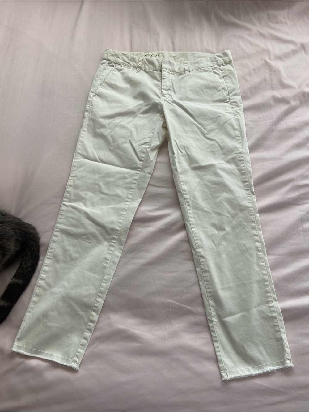Nili Lotan White Skinny Women's Jeans